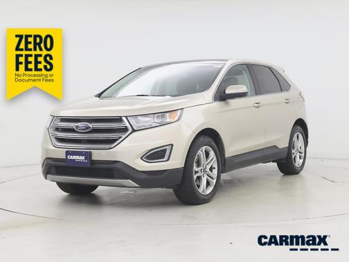 Tan 2018 Ford Edge Titanium