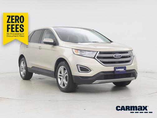 Tan 2018 Ford Edge Titanium