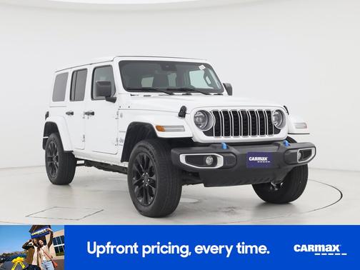 White 2024 Jeep Wrangler 4xe Sahara