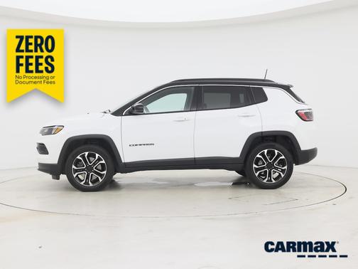 White 2023 Jeep Compass Limited