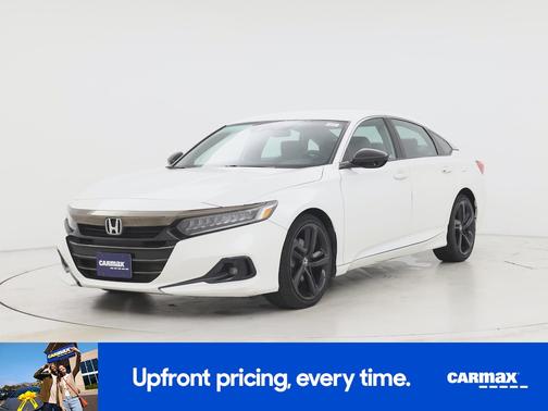 White 2021 Honda Accord Sport
