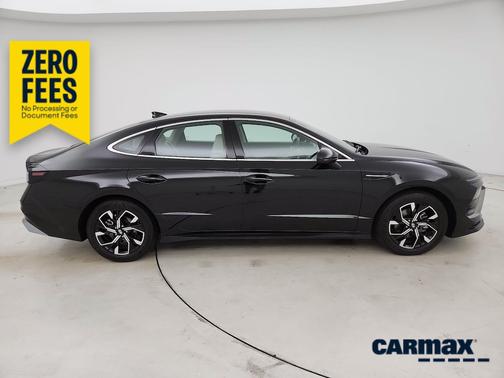 Black 2025 Hyundai SONATA SEL