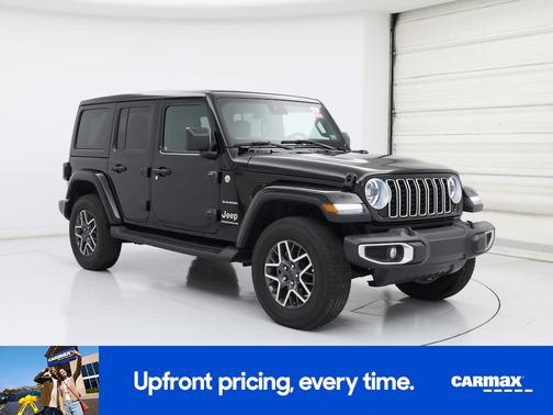 Black 2024 Jeep Wrangler Sahara