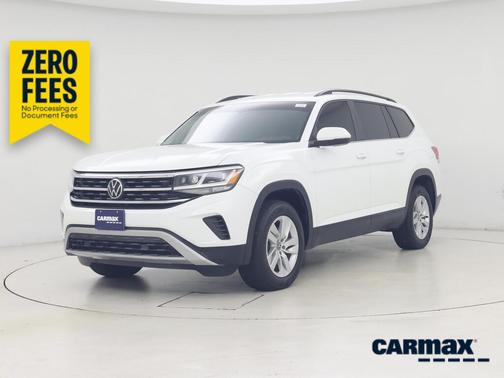 White 2021 Volkswagen Atlas S