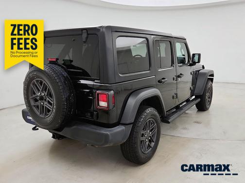 Black 2024 Jeep Wrangler Sport S
