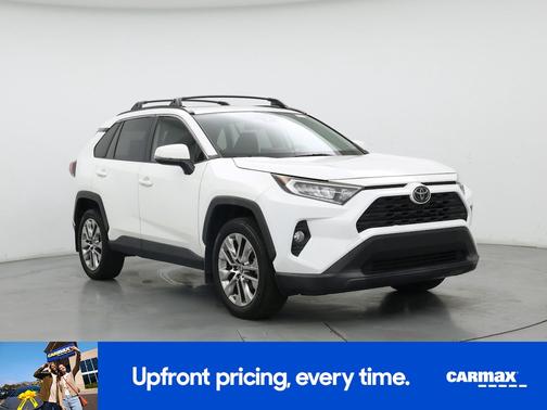 White 2019 Toyota RAV4 XLE Premium