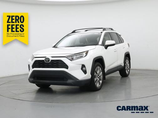 White 2019 Toyota RAV4 XLE Premium