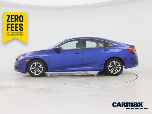 Blue 2018 Honda Civic LX