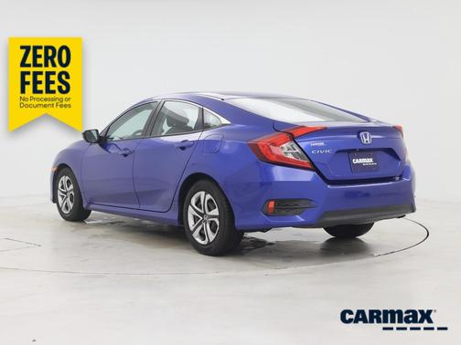 Blue 2018 Honda Civic LX