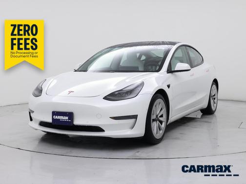 White 2021 Tesla Model 3 Standard Range Plus