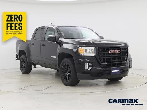 Black 2022 GMC Canyon Elevation