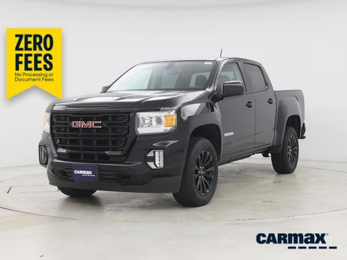 Black 2022 GMC Canyon Elevation