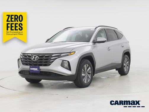 Silver 2024 Hyundai TUCSON Hybrid Blue