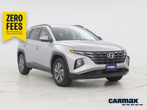 Silver 2024 Hyundai TUCSON Hybrid Blue