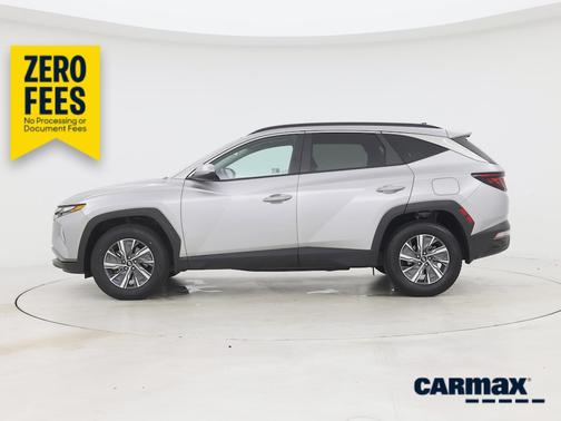 Silver 2024 Hyundai TUCSON Hybrid Blue