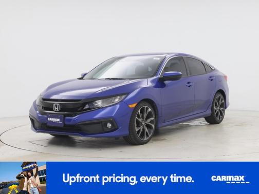 Blue 2020 Honda Civic Sport