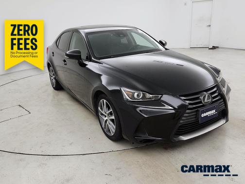 Black 2016 Lexus IS 350