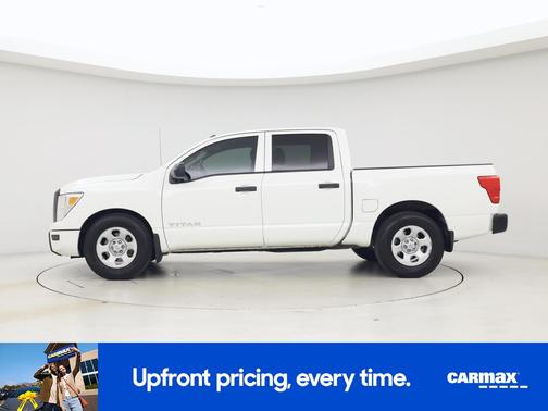 White 2020 Nissan Titan S