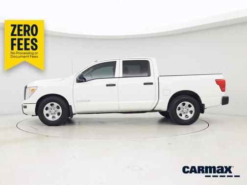 White 2020 Nissan Titan S