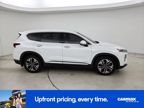 White 2020 Hyundai SANTA FE SEL