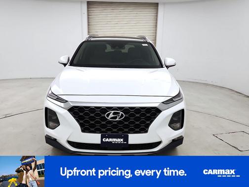 White 2020 Hyundai SANTA FE SEL