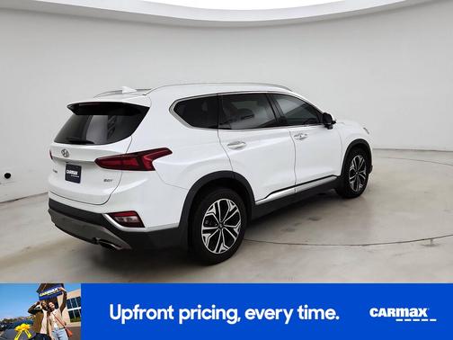 White 2020 Hyundai SANTA FE SEL