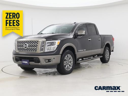 Black 2018 Nissan Titan Platinum Reserve