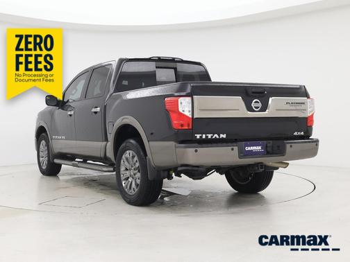 Black 2018 Nissan Titan Platinum Reserve