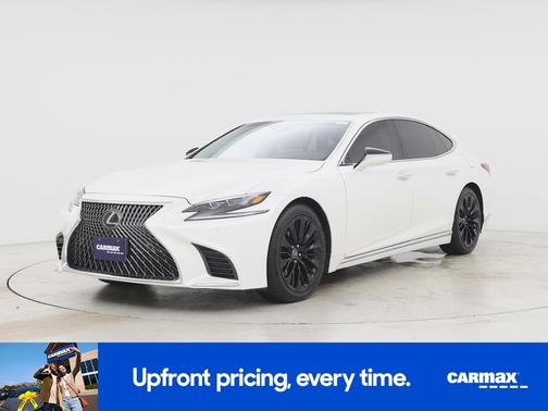 White 2020 Lexus LS 500