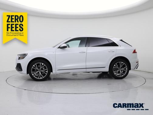 White 2021 Audi Q8 Premium Plus