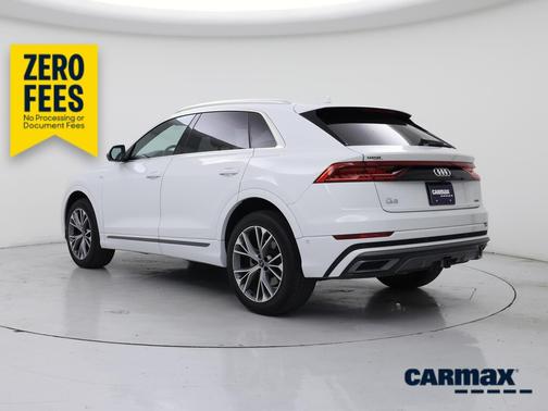 White 2021 Audi Q8 Premium Plus