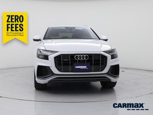 White 2021 Audi Q8 Premium Plus