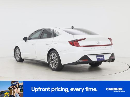 White 2021 Hyundai SONATA SEL