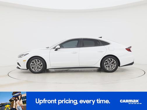 White 2021 Hyundai SONATA SEL