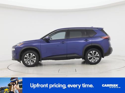 Blue 2021 Nissan Rogue SV