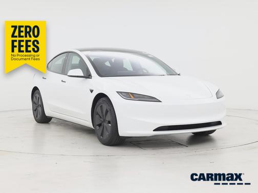 White 2025 Tesla Model 3 Long Range