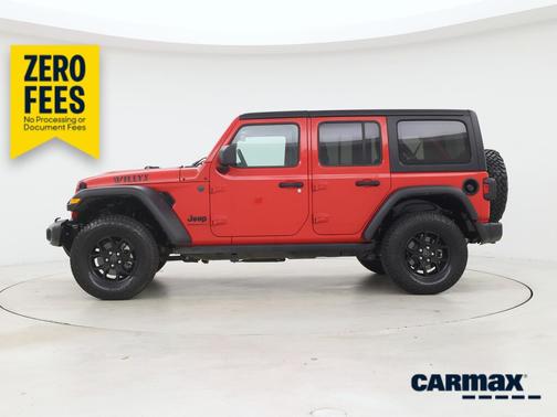 Red 2024 Jeep Wrangler Willy's