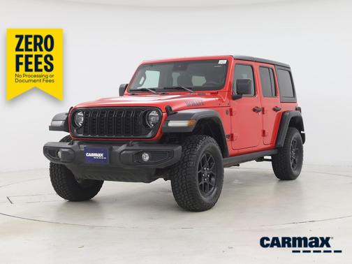 Red 2024 Jeep Wrangler Willy's