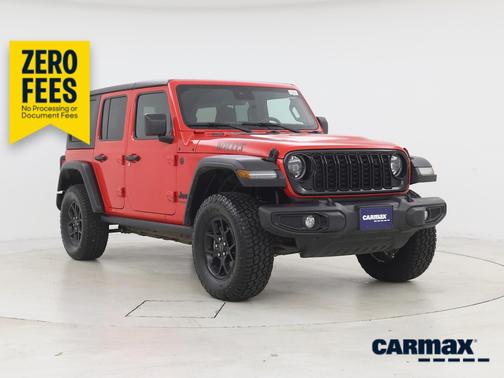Red 2024 Jeep Wrangler Willy's