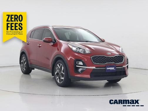 Red 2020 Kia Sportage EX