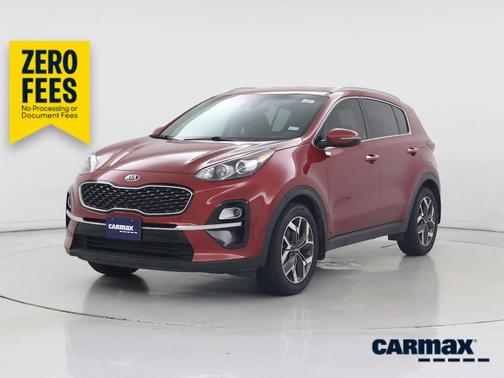 Red 2020 Kia Sportage EX