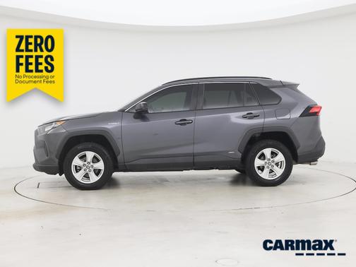 Gray 2021 Toyota RAV4 Hybrid LE