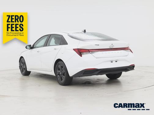 White 2021 Hyundai ELANTRA SEL