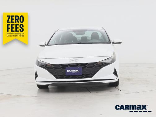 White 2021 Hyundai ELANTRA SEL