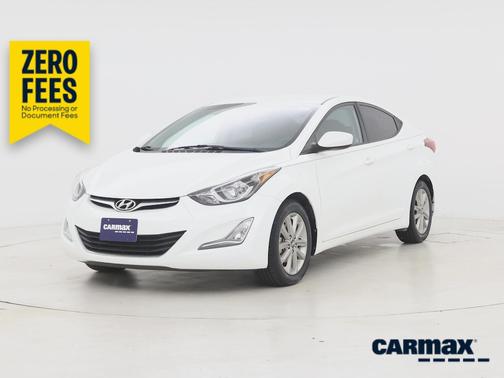 White 2014 Hyundai ELANTRA SE