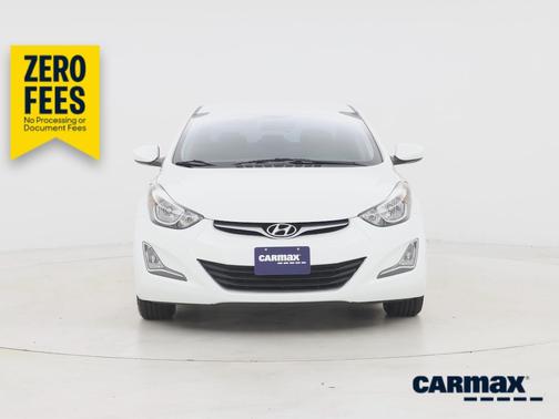 White 2014 Hyundai ELANTRA SE