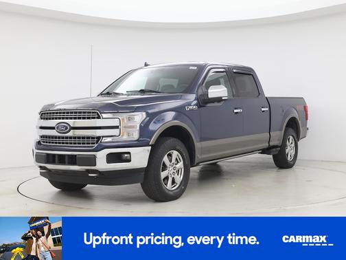 Blue 2018 Ford F-150 Lariat