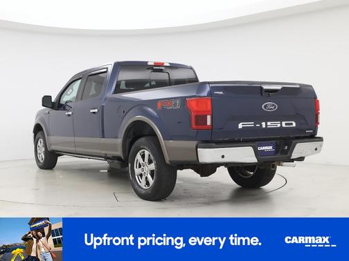 Blue 2018 Ford F-150 Lariat