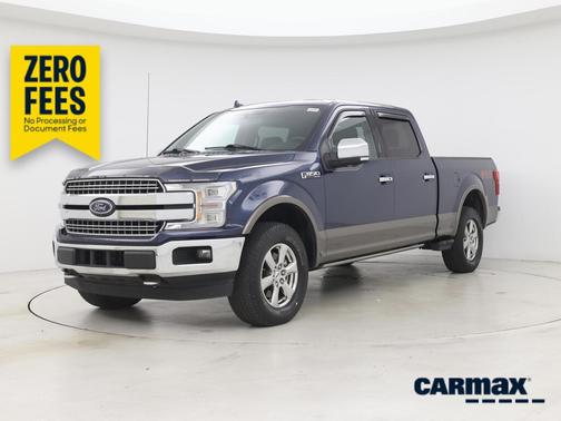 Blue 2018 Ford F-150 Lariat