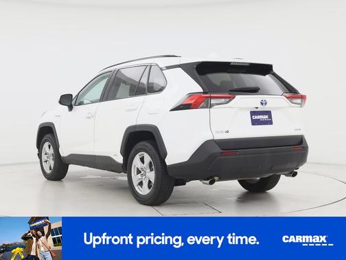 White 2021 Toyota RAV4 Hybrid XLE
